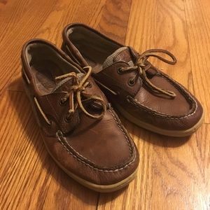 Leather Sperry Topsiders